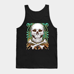 Halloween Skull & Bones Tank Top